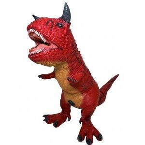 Vtg Carnotaurus Disney Dinoland Animal Kingdom Plush Latex Rubber Dinosaur 36"